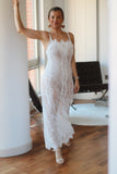 Long Lace Slip Dress