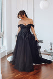 Sample Black Boho Bridal Gown