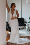 Klara Boho Lace Bridal Gown