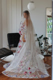 Multicoloured Beach Wedding Dress