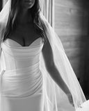 Modern Sweep Train Wedding Dress