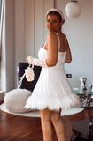 Mini Sequin Wedding Dress