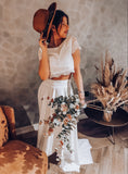 Sample Bohemian Two Piece Wedding Dress