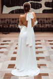  halter neck wedding dress