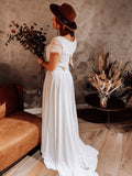 Sample Bohemian Two Piece Wedding Dress