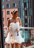 Mini Sequin Wedding Dress