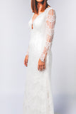 Sample Lace Long Sleeve Bridal Gown