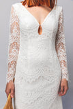 Sample Lace Long Sleeve Bridal Gown