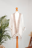 Pantai White Tassel Beach Cover Up