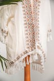 Pantai White Tassel Beach Cover Up