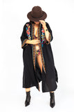 Seminyak Beach Kimono in Black