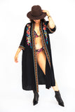 Seminyak Beach Kimono in Black