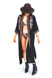 Seminyak Beach Kimono in Black