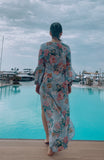 Palma Floral Beach Gown