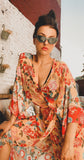 Paluang Floral Beach Robe