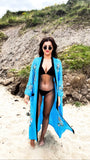 Seminyak Beach Kimono in Blue