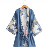 Sono Luxury Beach Kimono in Blue