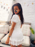 White Sweetheart Summer Dress