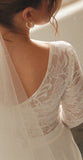 Long Sleeve Lace Bridal Top