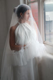 Cathedral Ruffled Wedding Veil