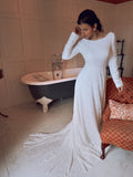 Traditional Long Sleeve Wedding Dress