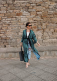 Luxe Kimono in Dark Green