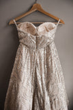 Midi Sequin Evening Wedding Dress