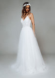 Joanne Bohemian Beach Wedding Dress