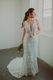 Sample Klara Boho Luxe Bridal Gown