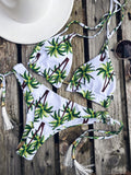 Palm Tree Bikini Set