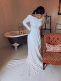 Sample Traditional Long Sleeve Wedding Dress