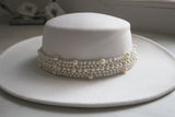 Pearl Bolero Wedding Hat