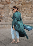 Luxe Kimono in Dark Green