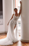 Sofia A-line beach wedding dress