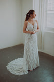 Sample Cali Boho Luxe Bridal Gown