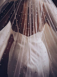 Pearl Cathedral Wedding Veil