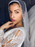 Crystal Fingertips Wedding Veil