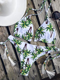 Palm Tree Bikini Set