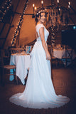 Sweetheart Boho Beach Wedding Dress