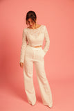 Bridal Pantsuit in Ivory