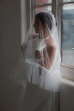 Cathedral Ruffled Wedding Veil