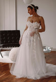 Sofia A-line beach wedding dress