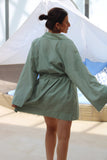 Mini Kimono in Sage Green