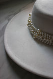 Pearl Bolero Wedding Hat