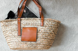 Luxury Bohemian Handbag with Leather Handles