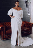 Curvy & Plus Size Ivory Wedding Dress