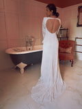 Sample Lace Long Sleeve Bridal Gown