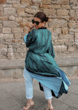 Luxe Kimono in Dark Green