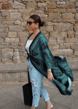 Luxe Kimono in Dark Green