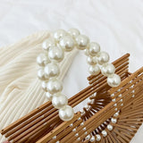 Pearl Bead Handle Bag